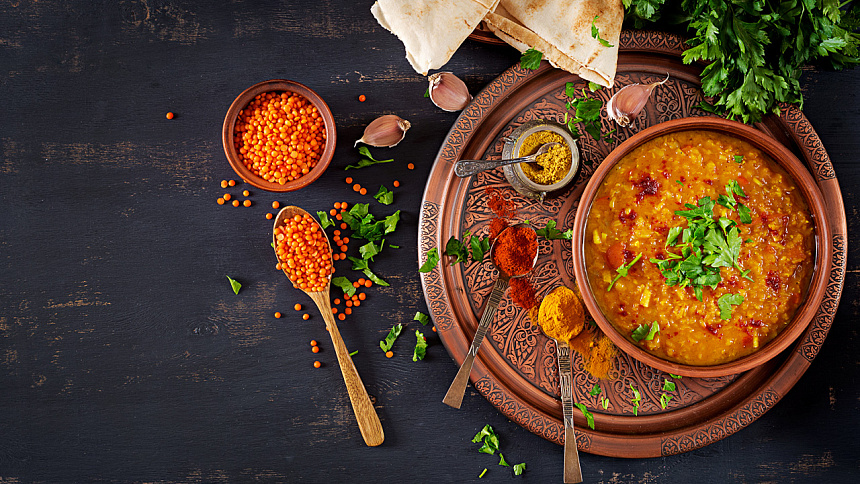 Lentil soup photo
