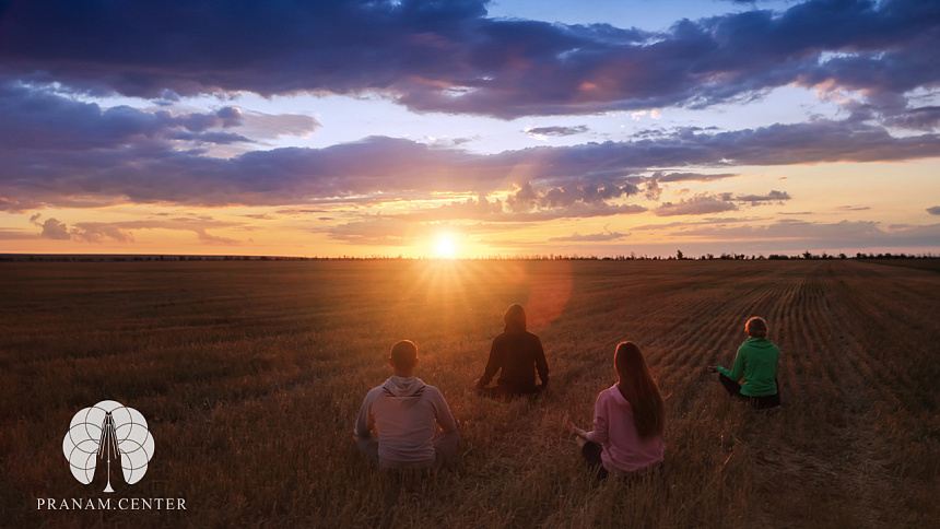 Dawn meditation photo