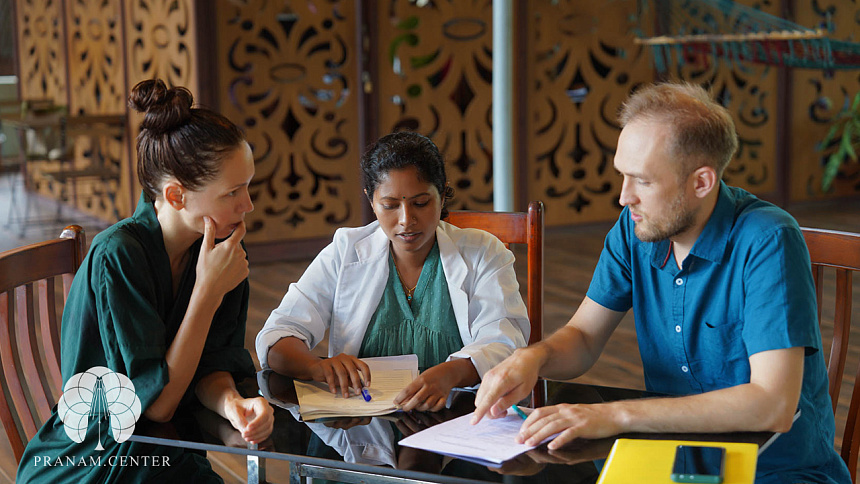 Ayurveda doctor photo