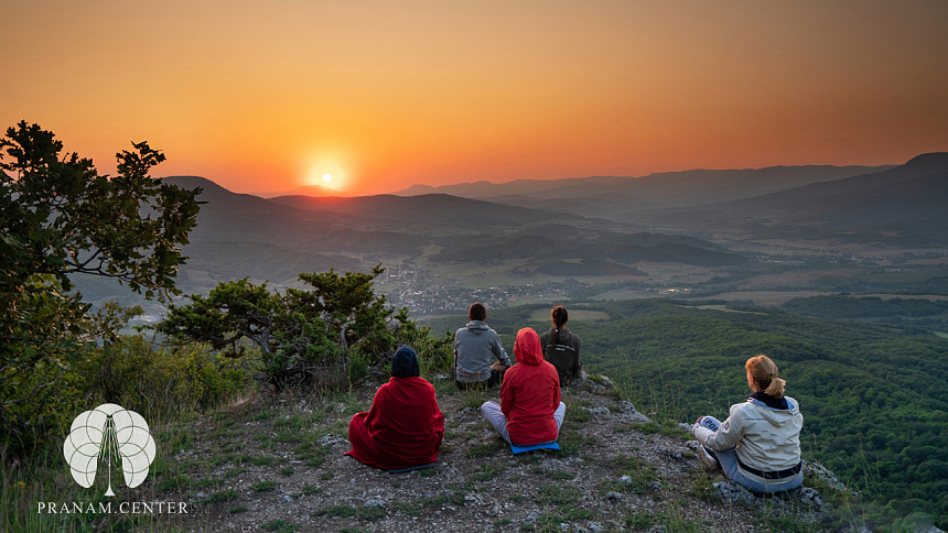 Dawn meditation photo