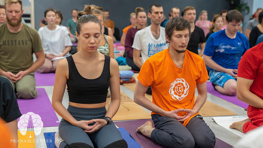 concentrating on breathing photo